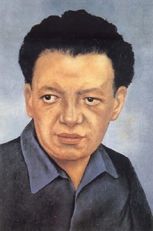 Portrait of Diego Rivera, Frida Kahlo